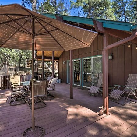 Rustic-Chic Prescott Cabin With Deck In Wooded Area! المظهر الخارجي الصورة