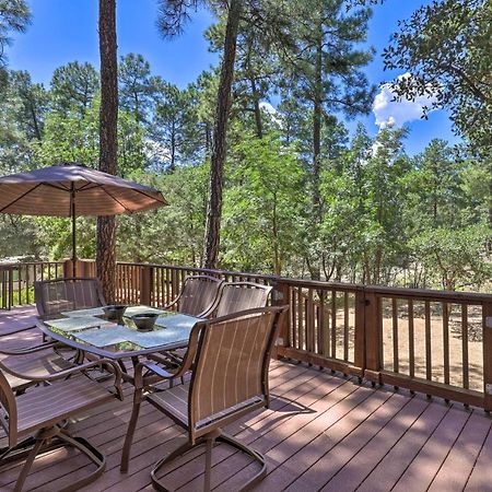 Rustic-Chic Prescott Cabin With Deck In Wooded Area! المظهر الخارجي الصورة