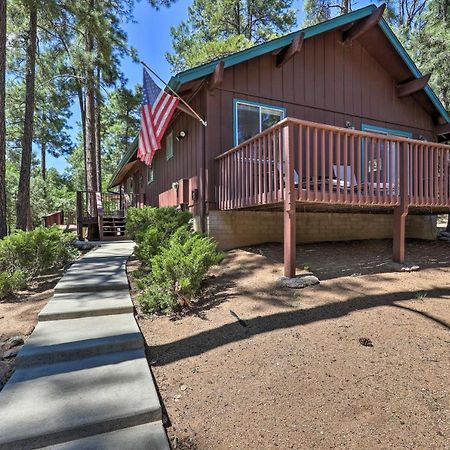 Rustic-Chic Prescott Cabin With Deck In Wooded Area! المظهر الخارجي الصورة