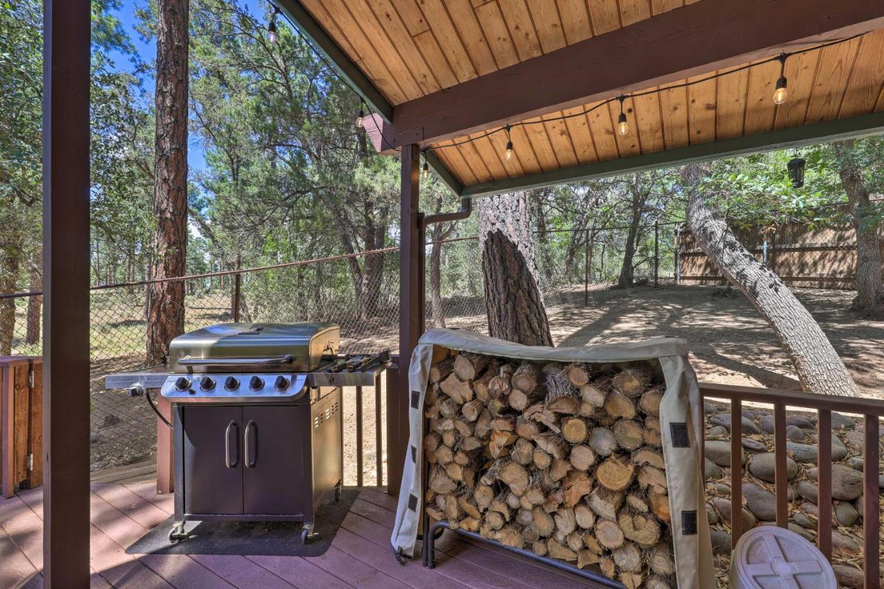 Rustic-Chic Prescott Cabin With Deck In Wooded Area! المظهر الخارجي الصورة
