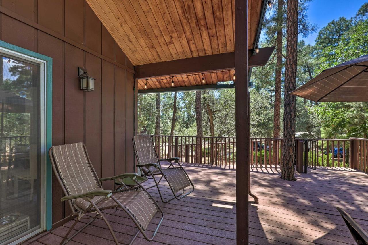 Rustic-Chic Prescott Cabin With Deck In Wooded Area! المظهر الخارجي الصورة