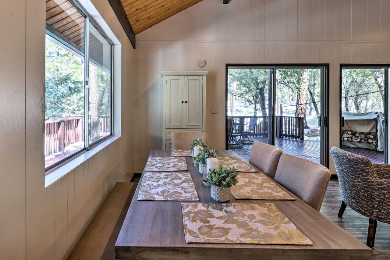 Rustic-Chic Prescott Cabin With Deck In Wooded Area! المظهر الخارجي الصورة