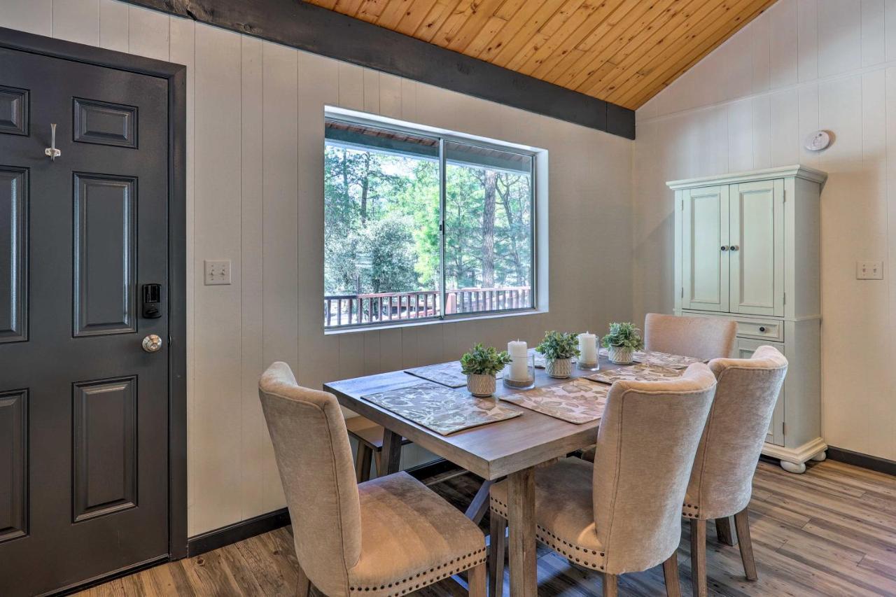 Rustic-Chic Prescott Cabin With Deck In Wooded Area! المظهر الخارجي الصورة
